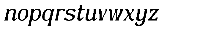 Miss Testa Italic Font LOWERCASE