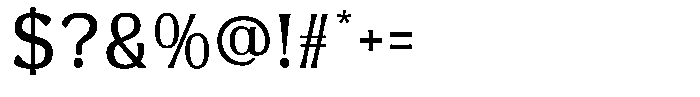 Miss Testa Regular Font OTHER CHARS