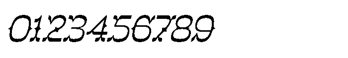 Mister Cloroph  Italic Italic Font OTHER CHARS