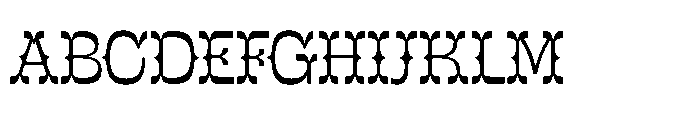 Mister Cloroph  Regular Font UPPERCASE