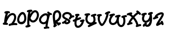 Mister Clown Regular Font LOWERCASE