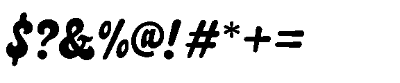 Mister Flavor Font OTHER CHARS