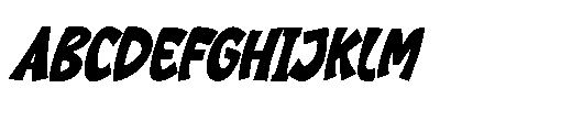 Mister Humble Italic Font UPPERCASE