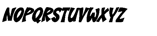 Mister Humble Italic Font UPPERCASE