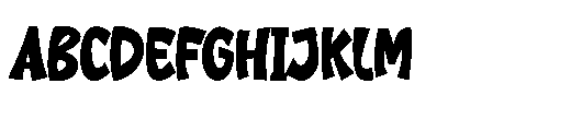 Mister Humble Regular Font UPPERCASE
