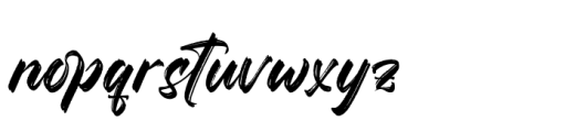 Mistery Brighten Regular Font LOWERCASE