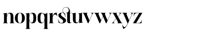 Misthefa Aveline Regular Font LOWERCASE