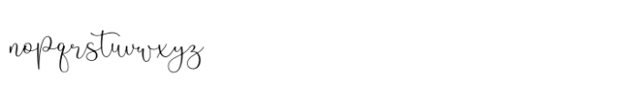 Misty Blossom  Reg Font LOWERCASE