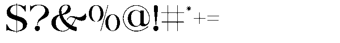 Misty Voguel Font OTHER CHARS