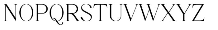 Mitchaella Luxury Serif Font UPPERCASE