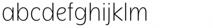 Mithella Thin Font LOWERCASE
