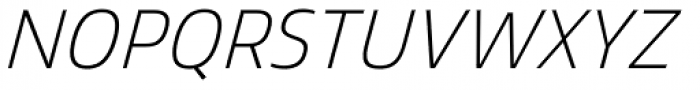 Mitram Regular Italic Font UPPERCASE