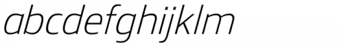Mitram Regular Italic Font LOWERCASE