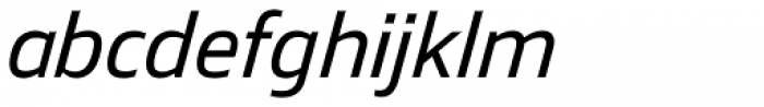 Mitram Semi Bold Italic Font LOWERCASE