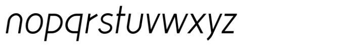 Mittelhorn Light Italic Font LOWERCASE