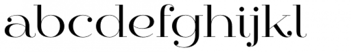 Mittwoch Regular Font LOWERCASE