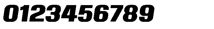 Miu Display Bold Italic Font OTHER CHARS