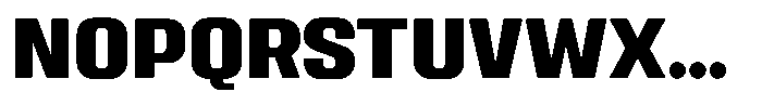 Miu Display Bold Font UPPERCASE