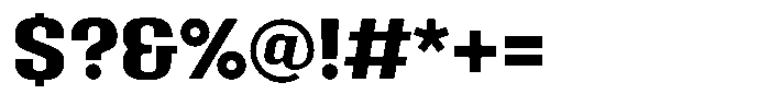 Miu Display Demi Bold Font OTHER CHARS