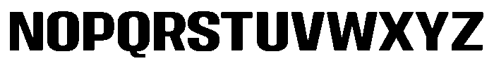 Miu Display Demi Bold Font UPPERCASE