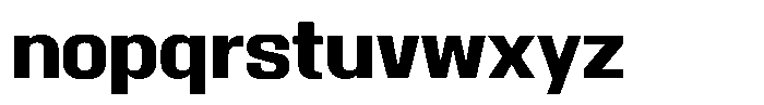 Miu Display Demi Bold Font LOWERCASE