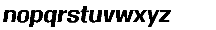 Miu Display Medium Italic Font LOWERCASE
