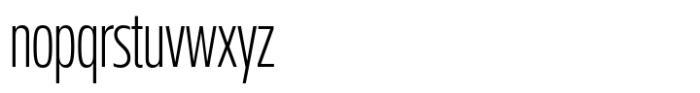 Miura Compact Book Font LOWERCASE