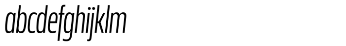 Miura Compact Regular Italic FONT