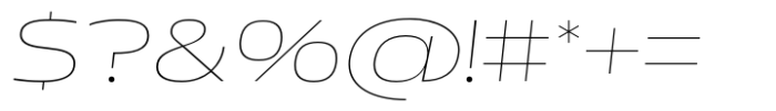 Miura Extended Extra Light Italic Font OTHER CHARS