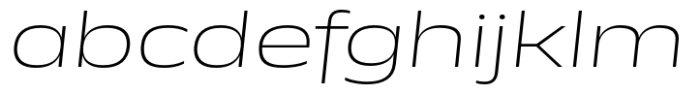 Miura Extended Light Italic FONT