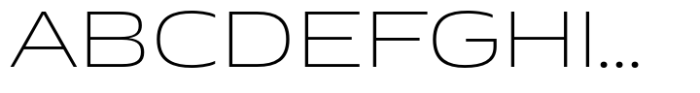Miura Extended Light Font UPPERCASE