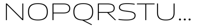 Miura Extended Light Font UPPERCASE
