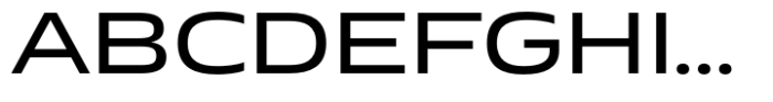 Miura Extended Regular Font UPPERCASE