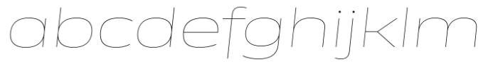 Miura Extended Thin Italic FONT
