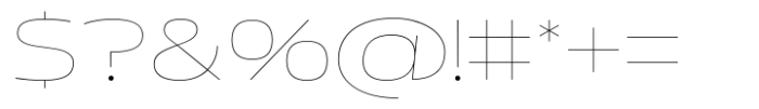 Miura Extended Thin Font OTHER CHARS