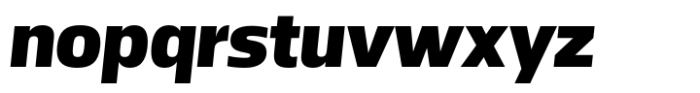 Miura Extra Bold Italic Font LOWERCASE