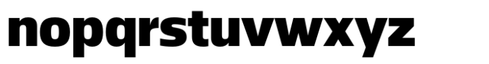Miura Extra Bold Font LOWERCASE