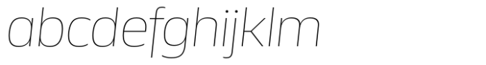 Miura Extra Light Italic FONT