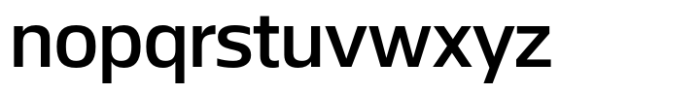Miura Medium Font LOWERCASE