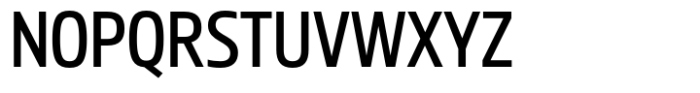 Miura Narrow Medium Font UPPERCASE