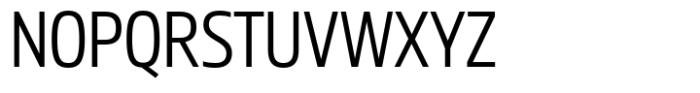 Miura Narrow Regular Font UPPERCASE