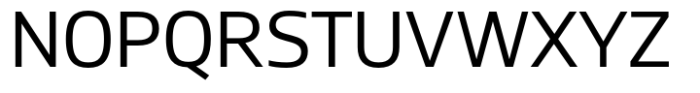 Miura Regular Font UPPERCASE