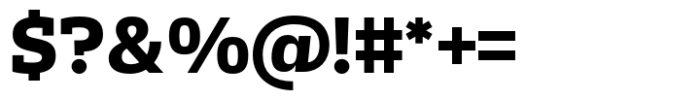 Miura Slab Bold Font OTHER CHARS