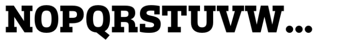 Miura Slab Bold Font UPPERCASE