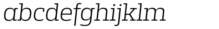 Miura Slab Book Italic FONT