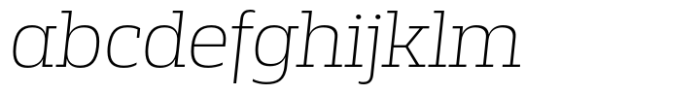 Miura Slab Light Italic FONT
