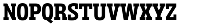 Miura Slab Narrow Bold Font UPPERCASE