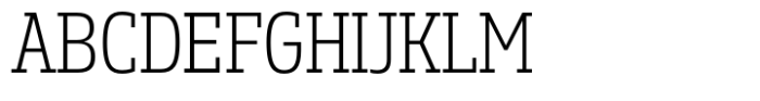 Miura Slab Narrow Book Font UPPERCASE