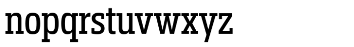 Miura Slab Narrow Medium Font LOWERCASE