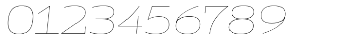 Miura Slab Wide Thin Italic Font OTHER CHARS